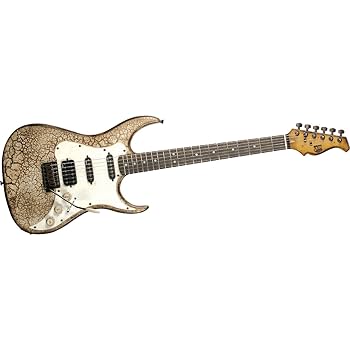 AXL Badwater SRO Electric Guitar, Crackle Brown : Amazon.com